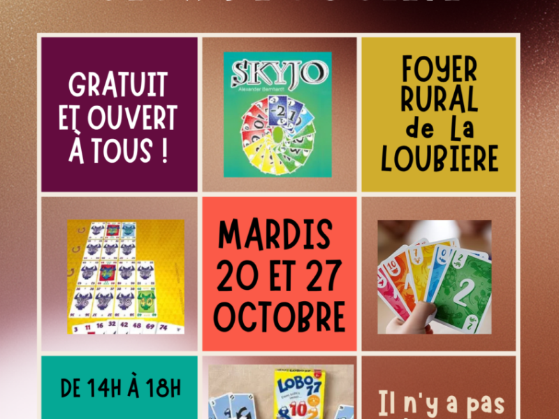 Affiches jeux Toussaint