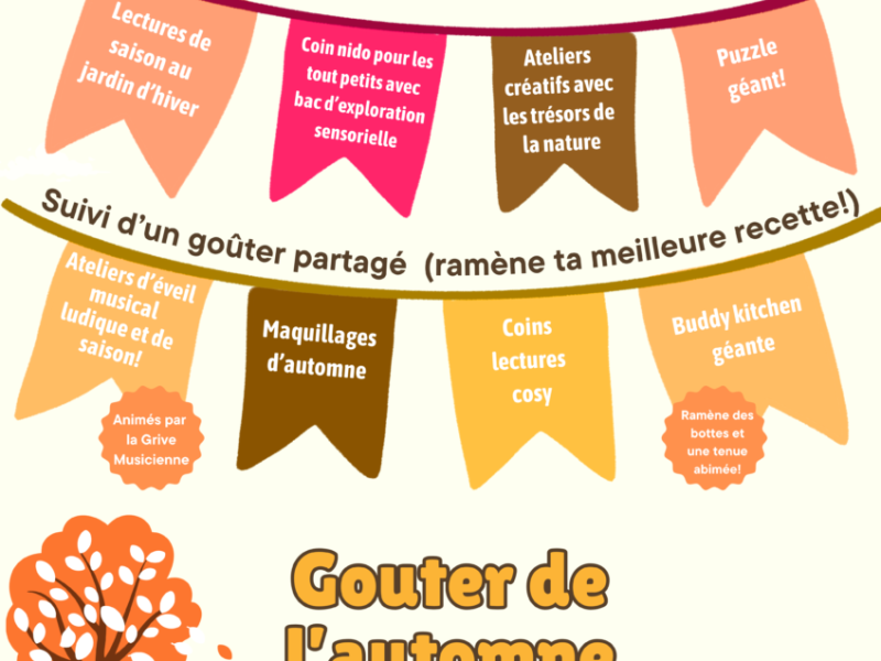 Le Goûter du printemps!